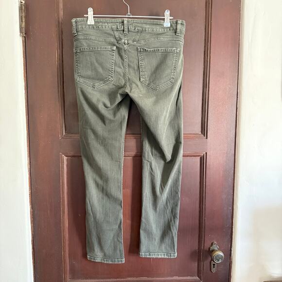 CLOSED denim | Starlet Olive Gray Low Rise Slim Leg Ankle Length Jeans | Size 28 - Picture 6 of 8